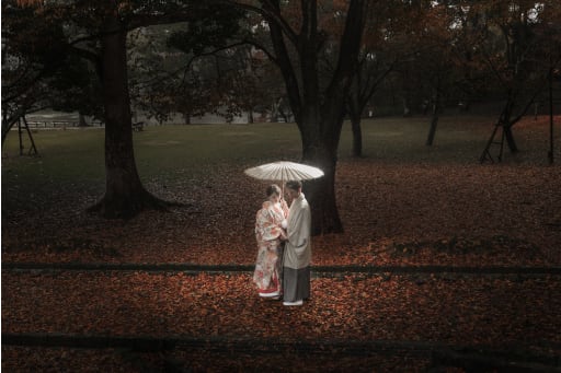 雨ならではの1枚も