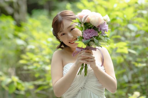 新婦様のソロショット