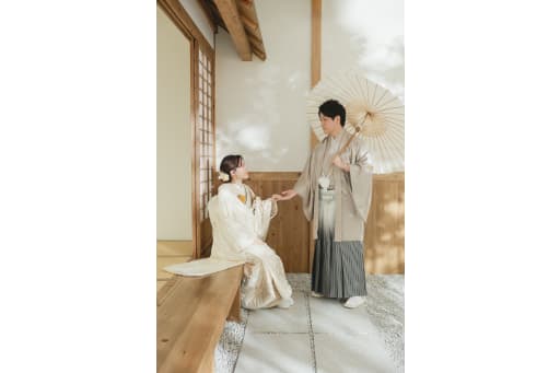 和装にチェンジして