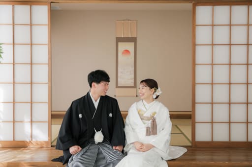 縁側でゆっくりと