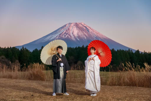 Mt.Fuji with a Car