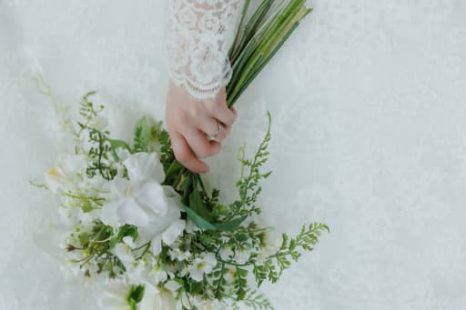 ブーケとお手元💐