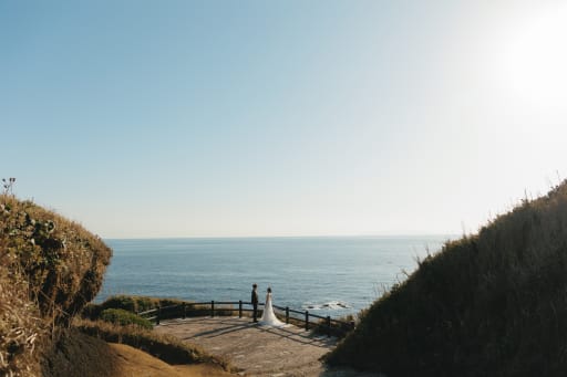 海と空に囲まれたロケーション