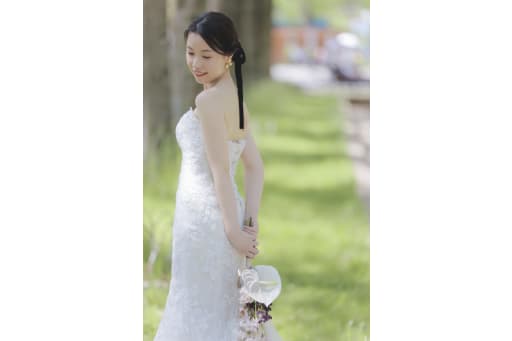 新婦様のソロショット