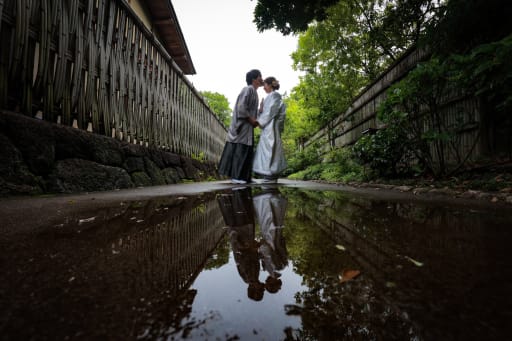 この日は雨上がり