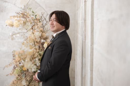 新郎様ソロショット