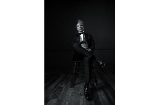 ご新郎様のソロショット。