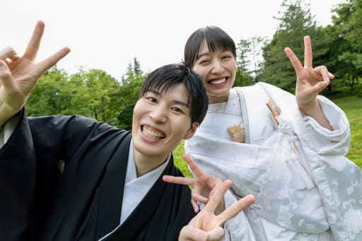 ラストはピースで