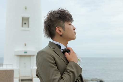 新郎様ソロショット