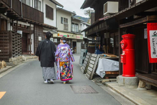町家通りへ