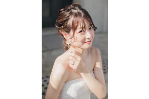 新婦様アップ