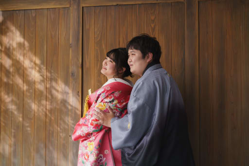 まずは和装から！