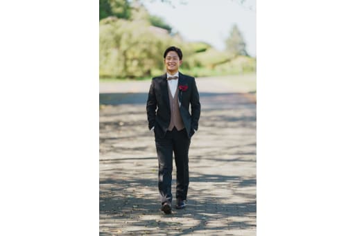 ご新郎様のソロカットも