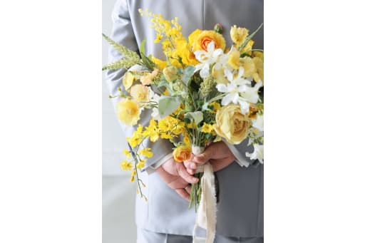 お二人の撮影スタートです。