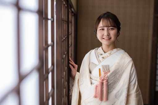 白無垢にコーディネート