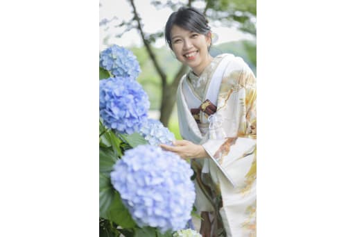 新婦様と紫陽花