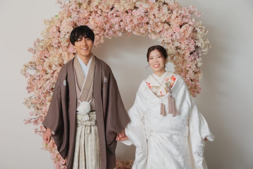 お花のアーチ