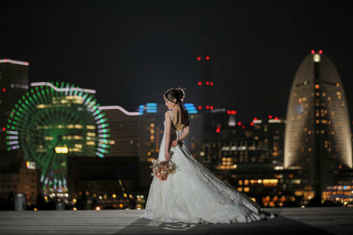 新婦様の後ろ姿