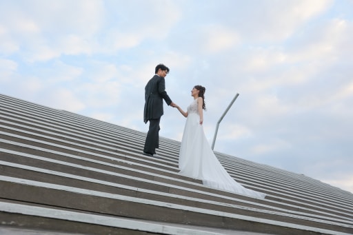 大さん橋で撮影