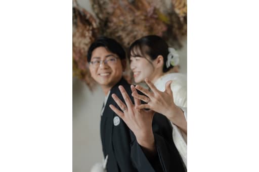 指輪にフォーカスした１枚！