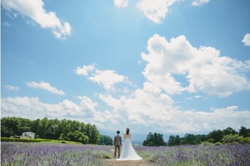 大自然な中での撮影。