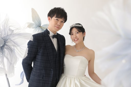 ジャイアントフラワーを使ったお写真も