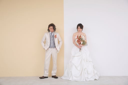 2つの背景を使って