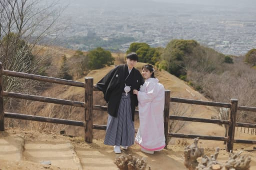 雄大な景色と共に