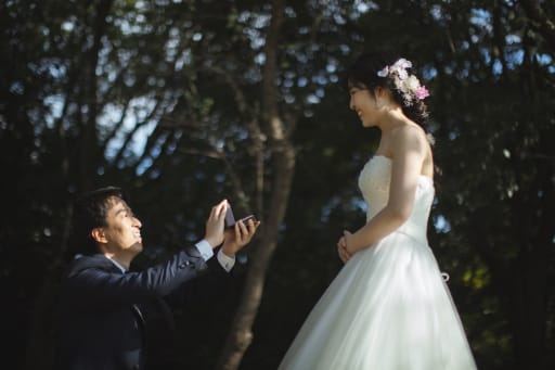 大切な指輪を使って・・・