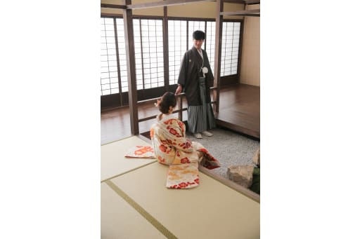 色打掛にチェンジ