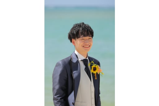 爽やかなご新郎様