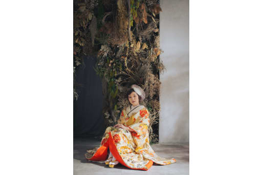 かわいいお座りショット。