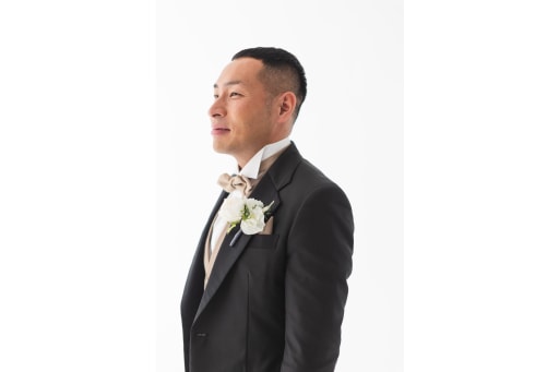 新郎様も同じ雰囲気で
