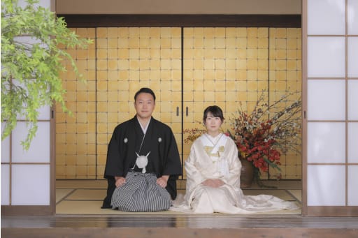 正座でご挨拶
