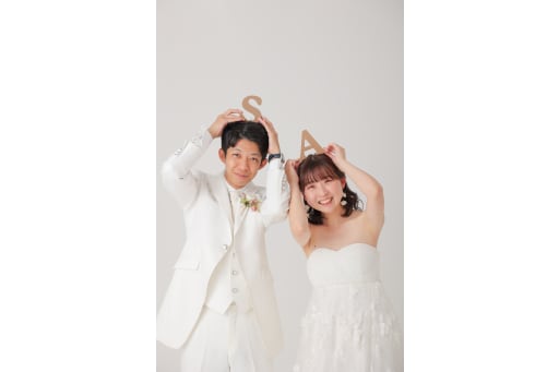 お二人の頭文字を！