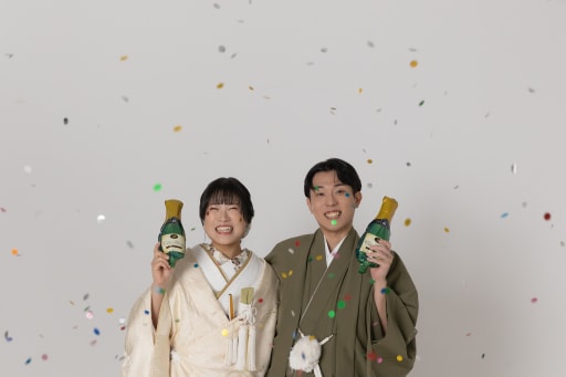 カラフルな紙ふぶきが舞う！とびきりの笑顔で締めくくり