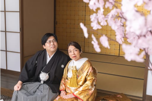洋装から和装にチェンジ！