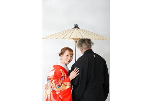 色打掛にチェンジ