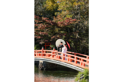 橋の上から