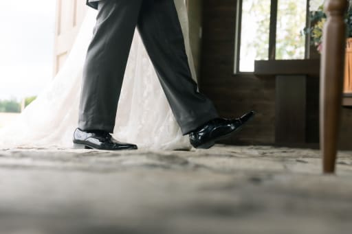 一歩ずつバージンロードをすすみます