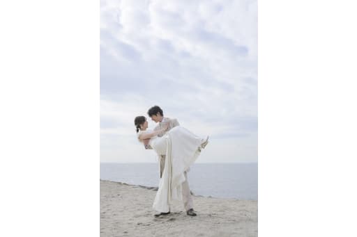 結びショット。