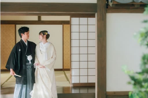 最後はすこし遠くからお二人の様子を伺ったようなカットを