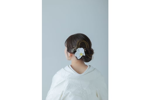 ヘアセットも