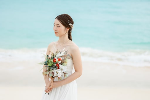 新婦様のソロショット