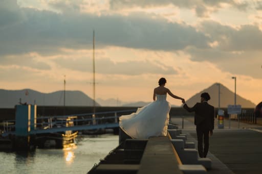 夕日が綺麗ですね