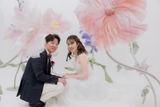 お二人が小さく!?