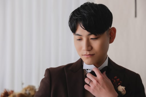 ご新郎様のソロカット