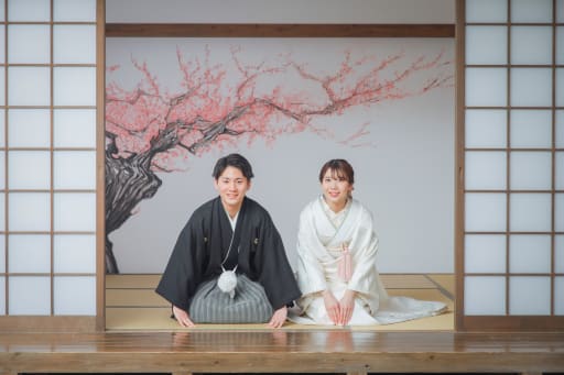 最後には正座のお写真も