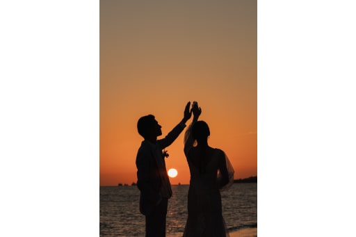 Wide shot,Silhouette