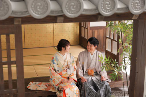 まずは和装から！